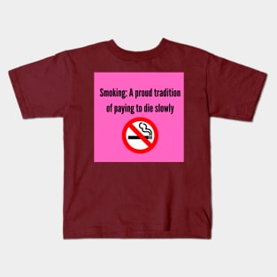 Quit Smoking Kids T-Shirt